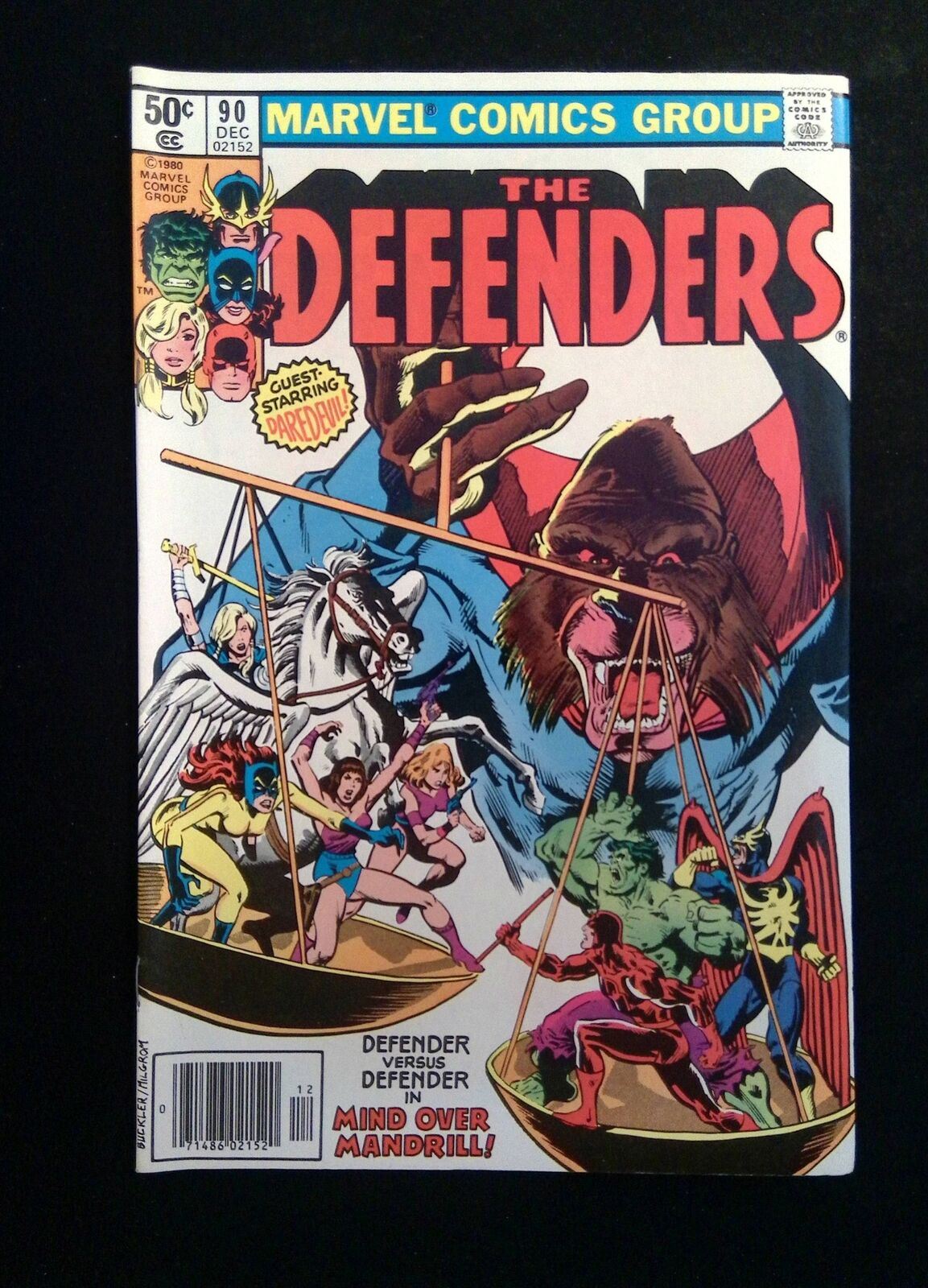 Defenders #90 MARVEL Comics 1980 VG+ NEWSSTAND