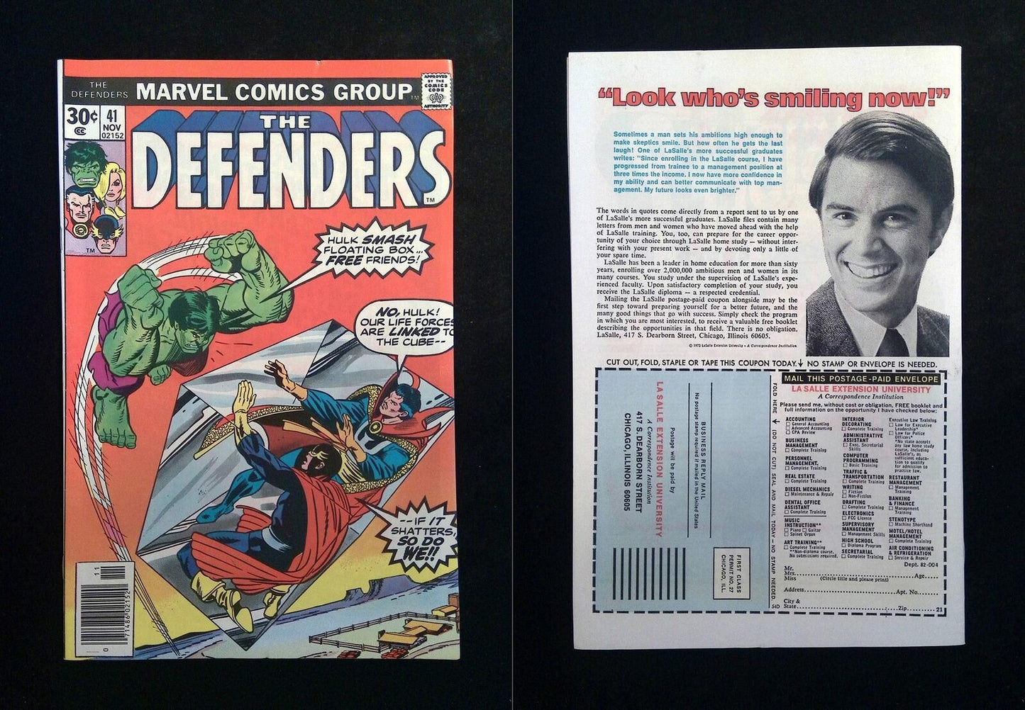 Defenders #41 MARVEL Comics 1976 VF NEWSSTAND