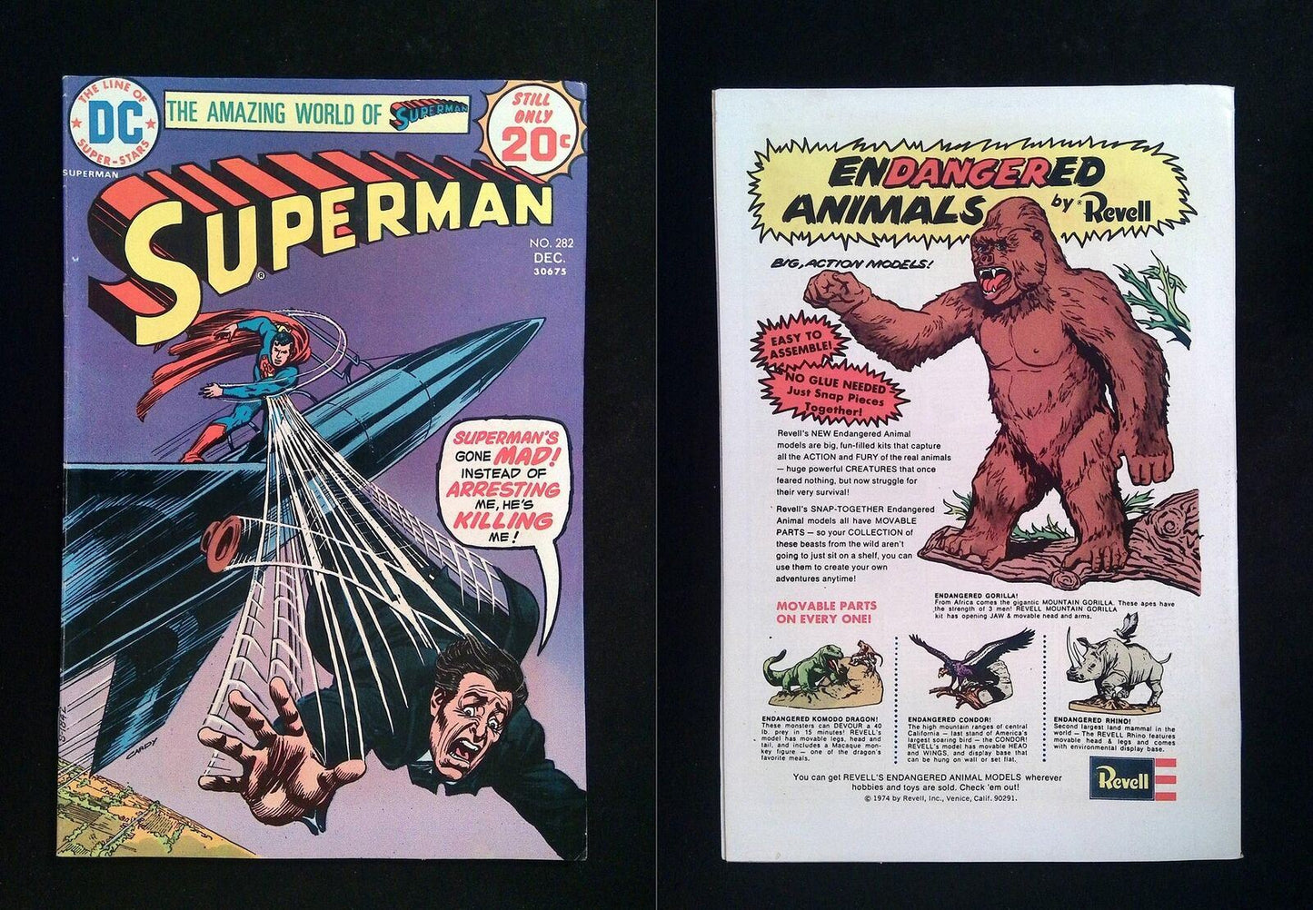 Superman #282 DC Comics 1974 VF