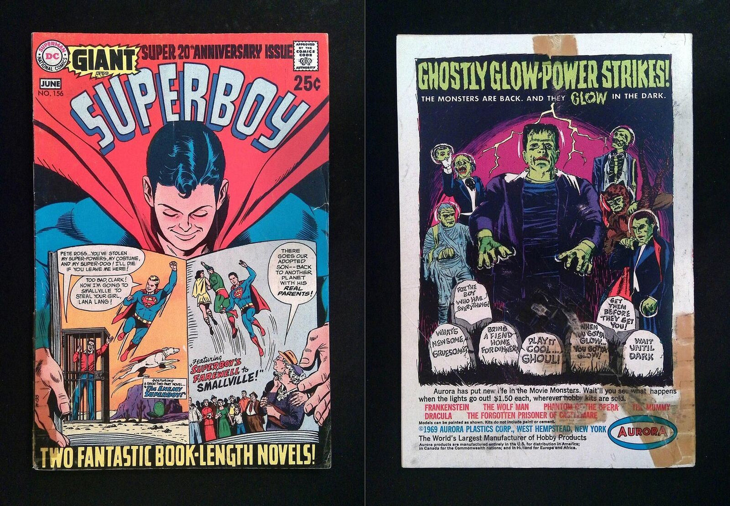 Superboy #156 DC Comics 1969 GD/VG