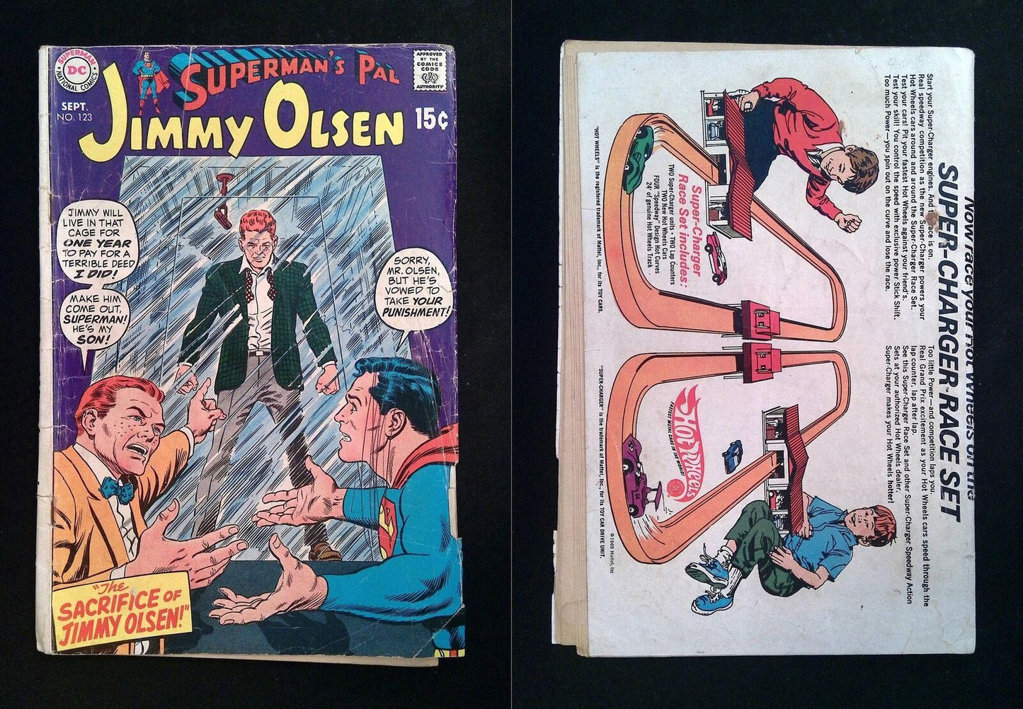 Superman's Pal Jimmy Olsen #123 DC Comics 1969 GD/VG