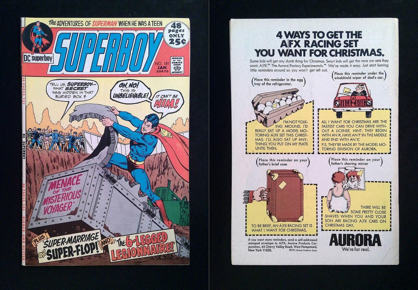 Superboy #181 DC Comics 1972 VF-