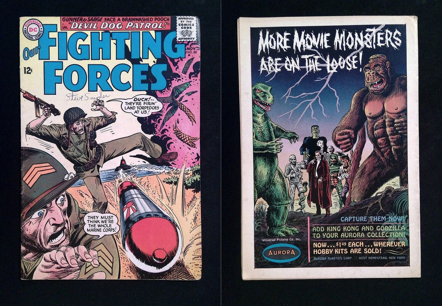 Our Fighting Forces #88 DC Comics 1964 VG/FN SIGNED