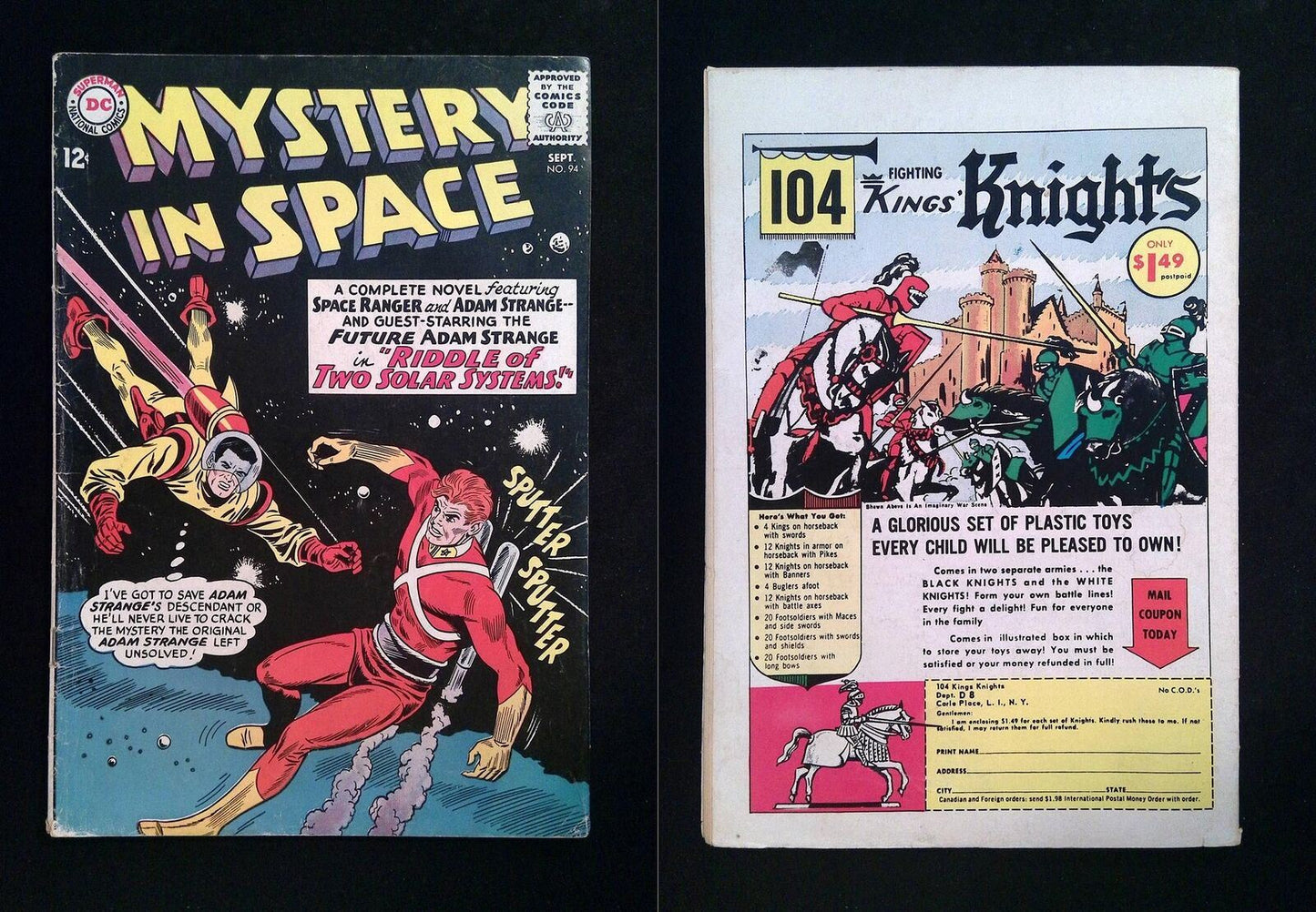Mystery In Space #94 DC Comics 1964 VG+