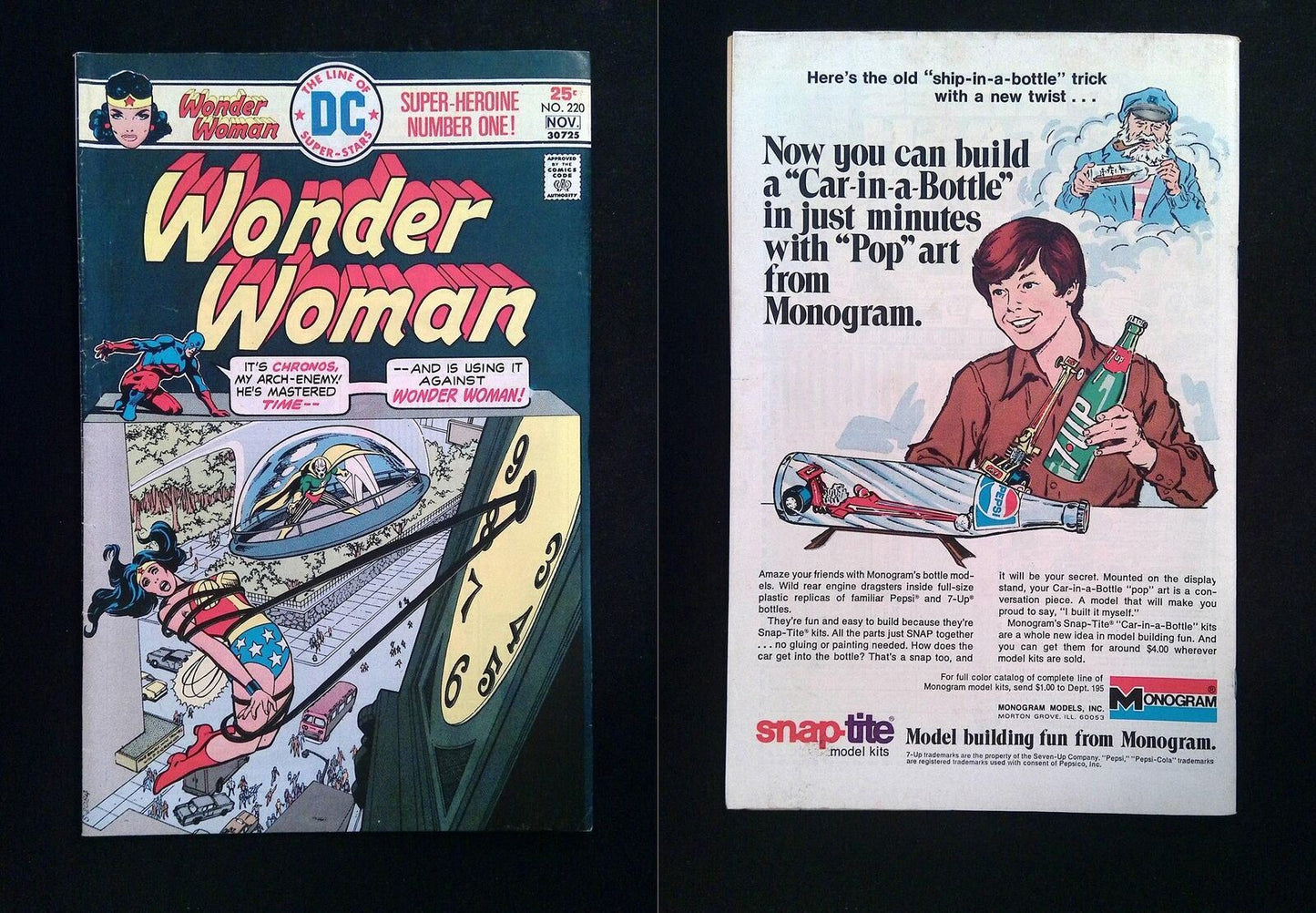 Wonder Woman #220 DC Comics 1975 VF-