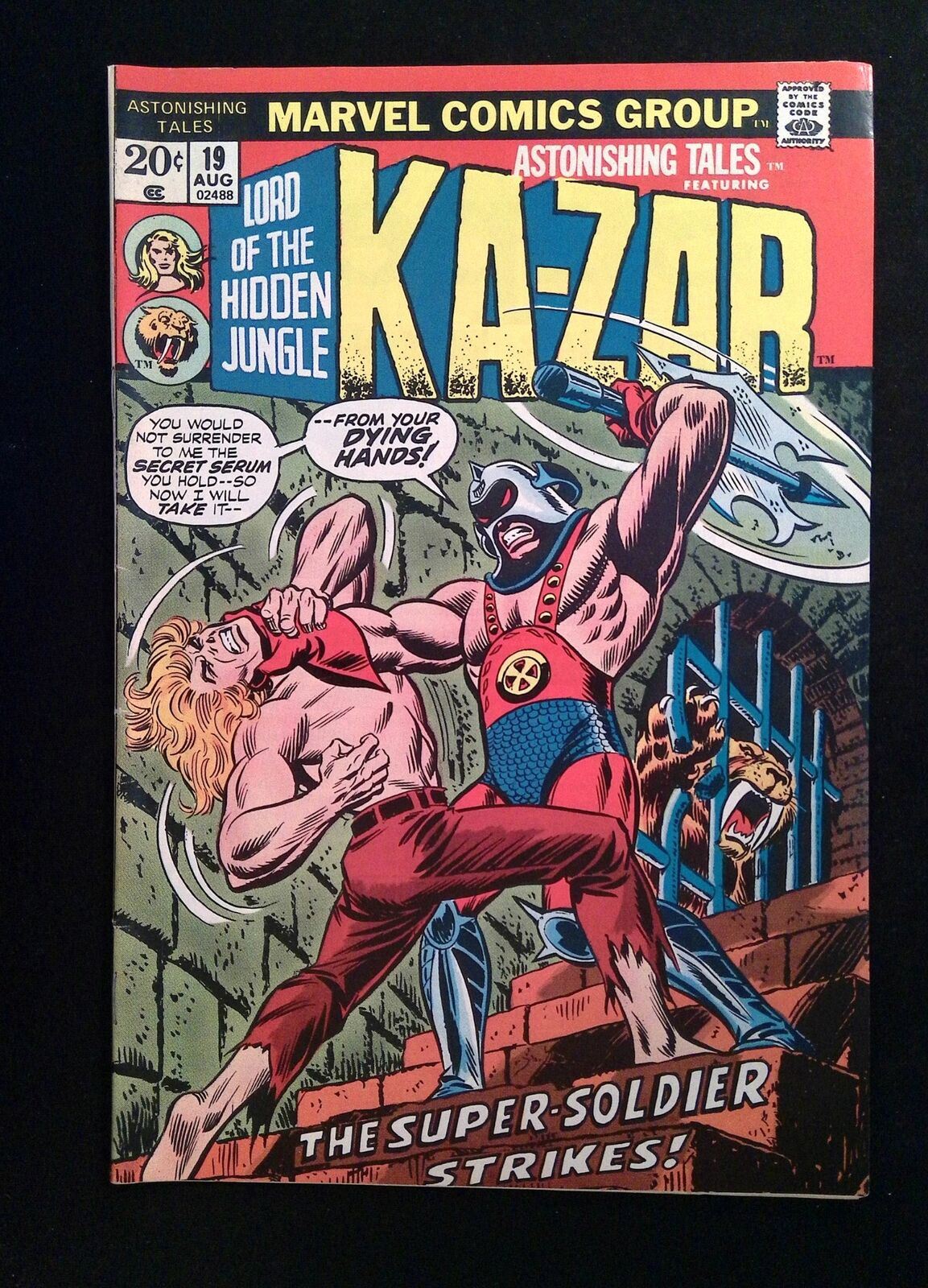 Astonishing Tales #19 MARVEL Comics 1973 FN-