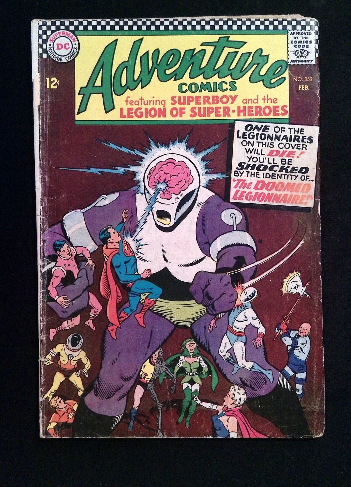 Adventure Comics #353 DC Comics 1967 VG-