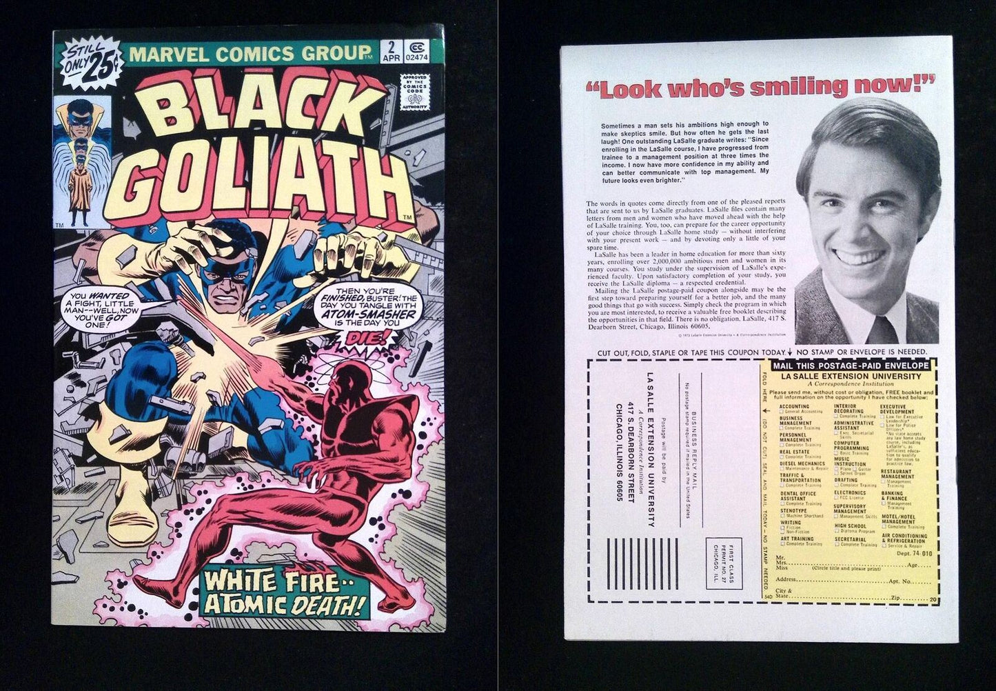 Black Goliath #2 MARVEL Comics 1976 VF+