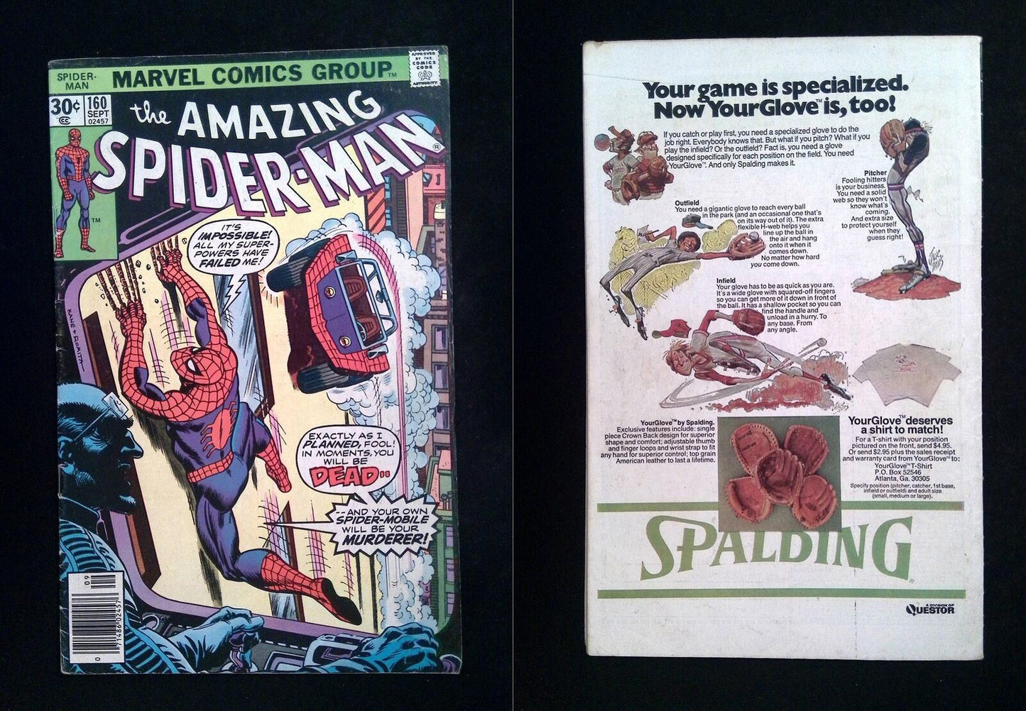 Amazing Spider-Man #160 MARVEL Comics 1976 FN NEWSSTAND