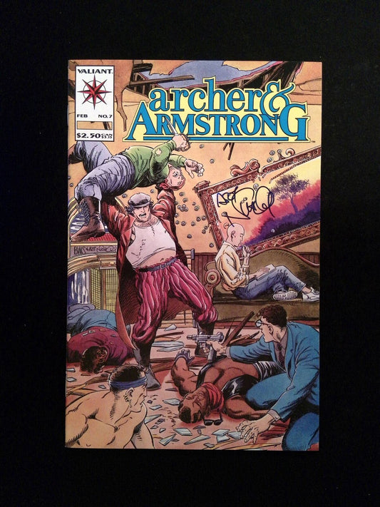 Archer and Armstrong #7  VALIANT Comics 1993 NM  SIGNED BY