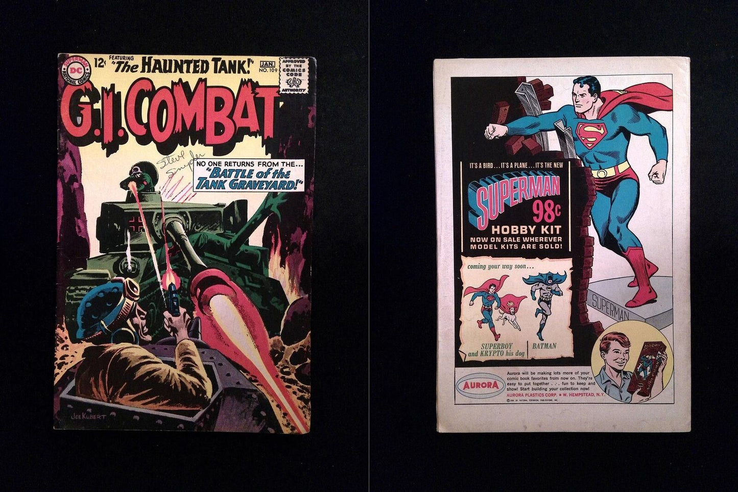 GI Combat #109 DC Comics 1965 VG+