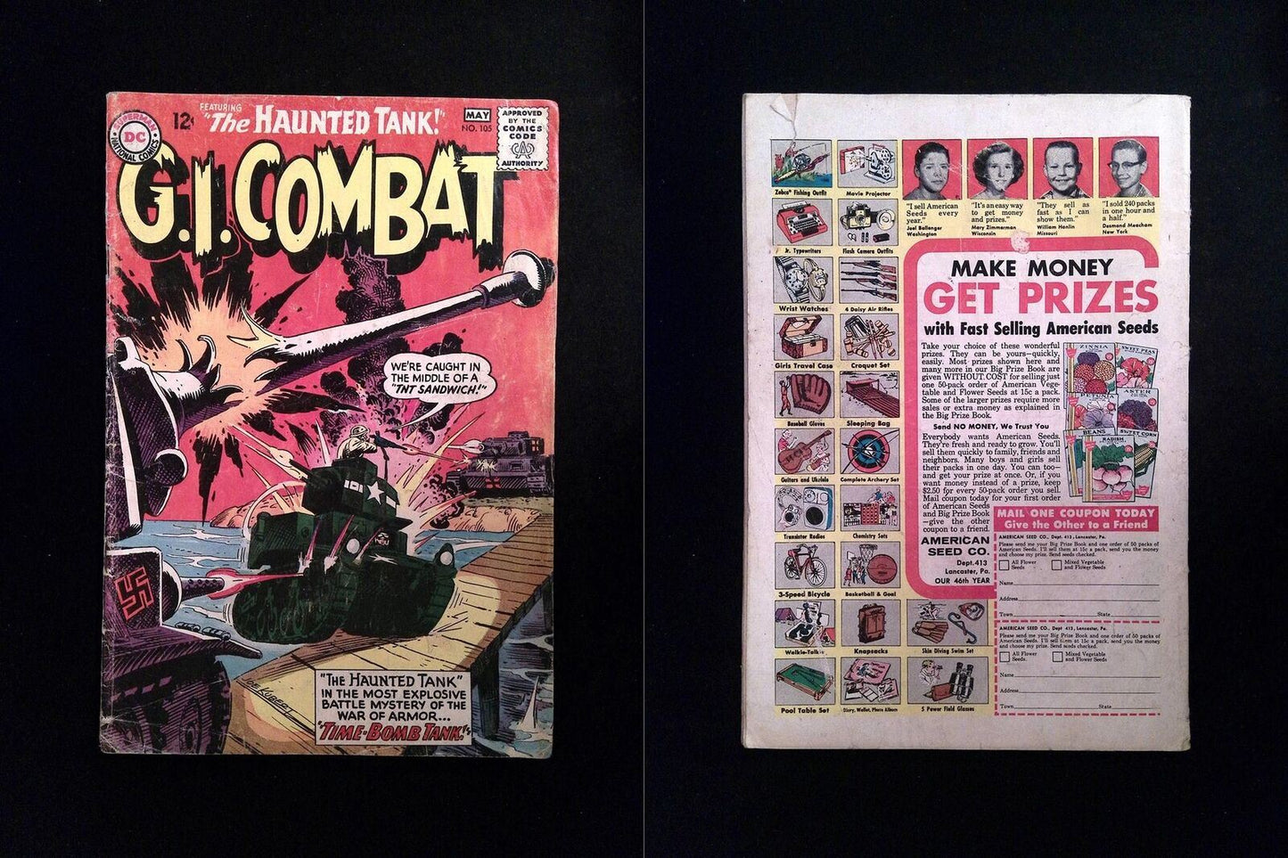 GI Combat #105 DC Comics 1964 VG-