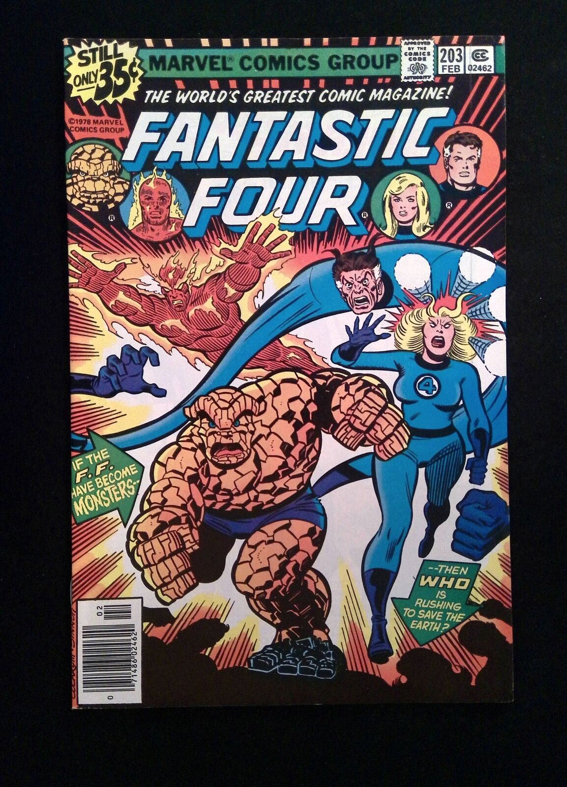 Fantastic Four #203 MARVEL Comics 1979 VF+ NEWSSTAND