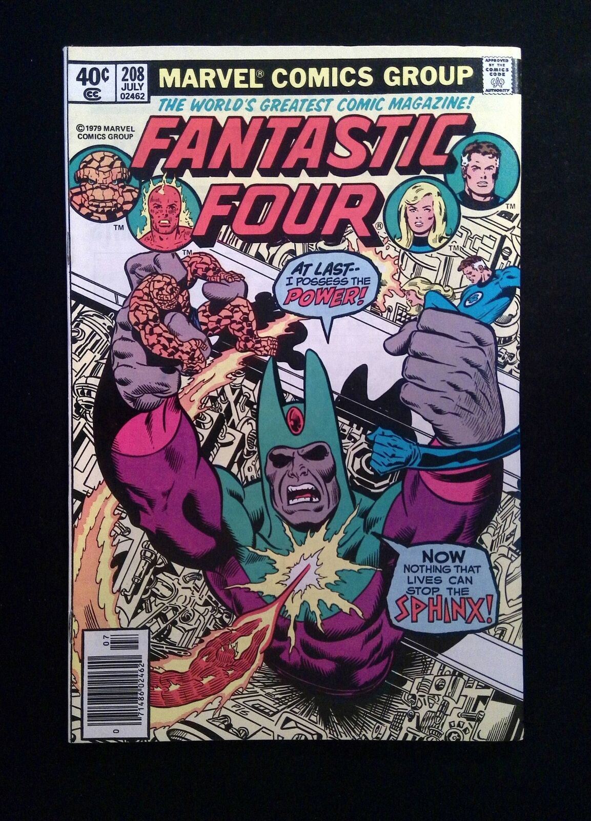 Fantastic Four #208 MARVEL Comics 1979 VF NEWSSTAND