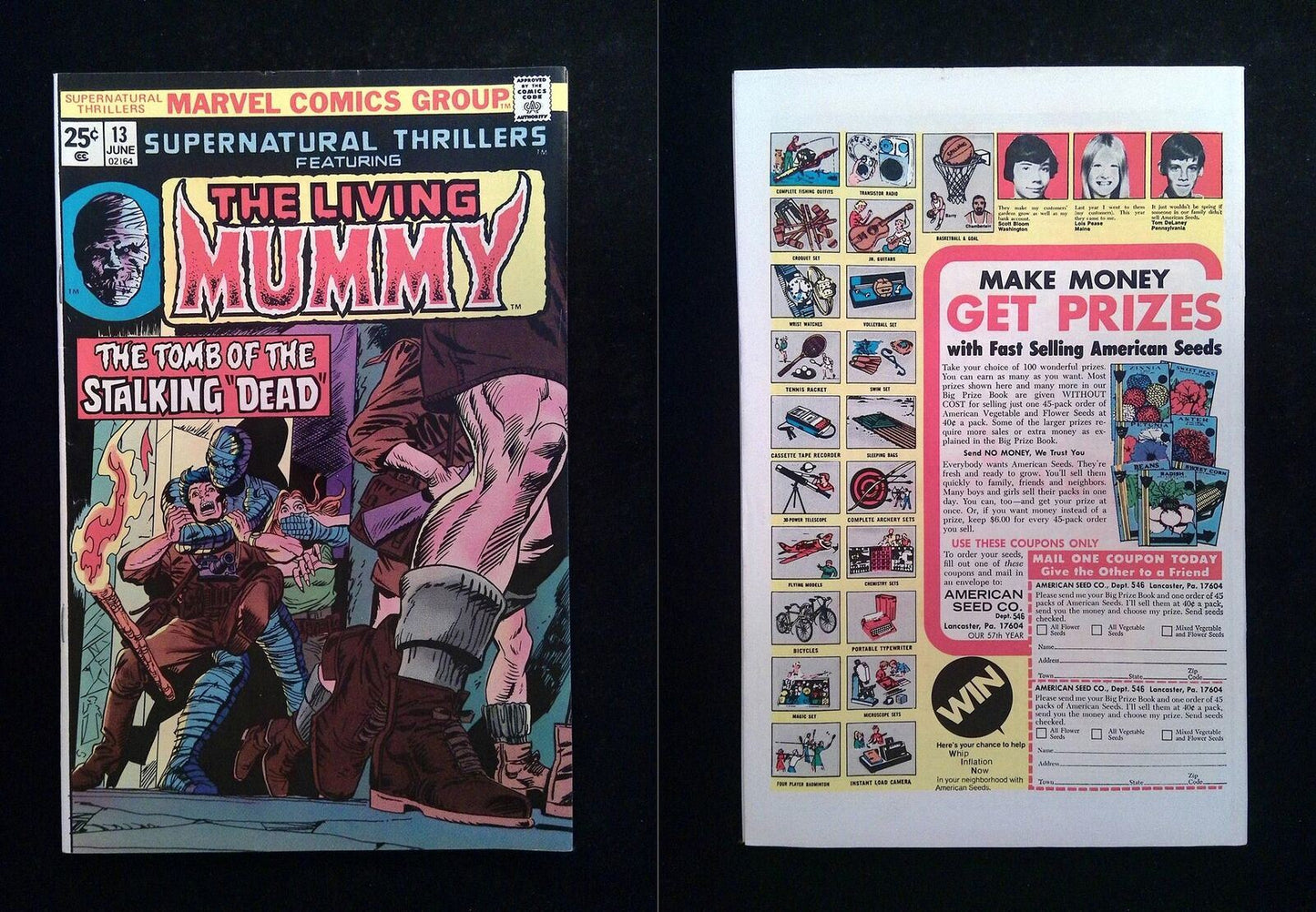 Supernatural Thrillers #13 Marvel Comics 1973 VF-