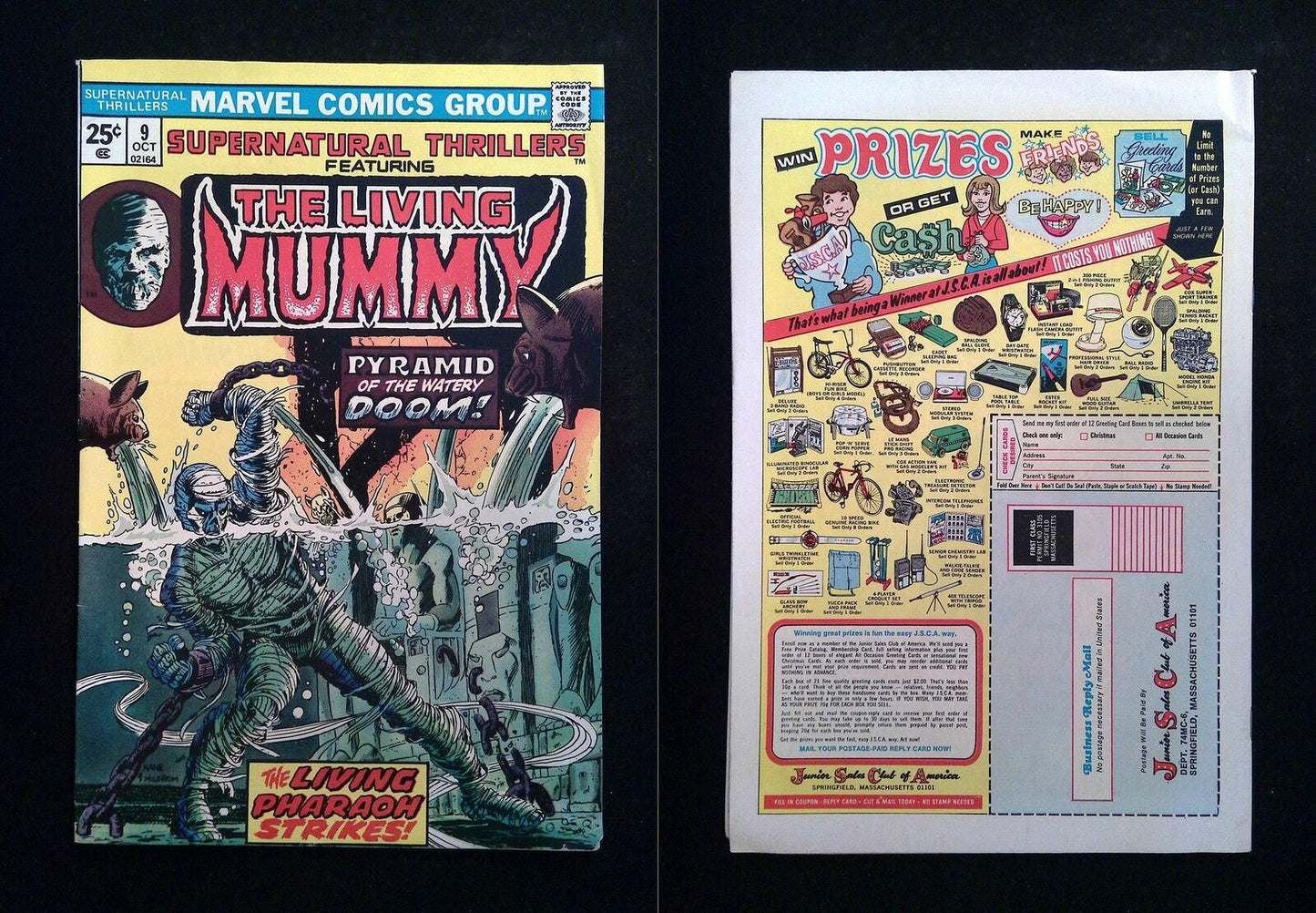 Supernatural Thrillers #9 Marvel Comics 1972 FN/VF