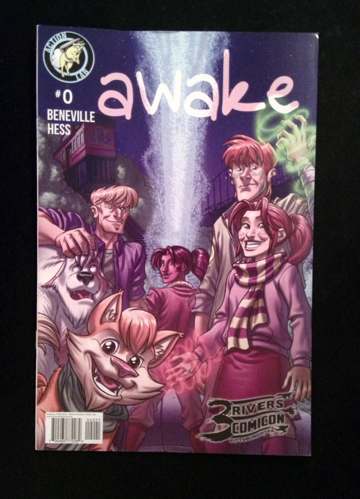Awake #0RCC ACTION LAB Comics 2015 NM- HESS VARIANT