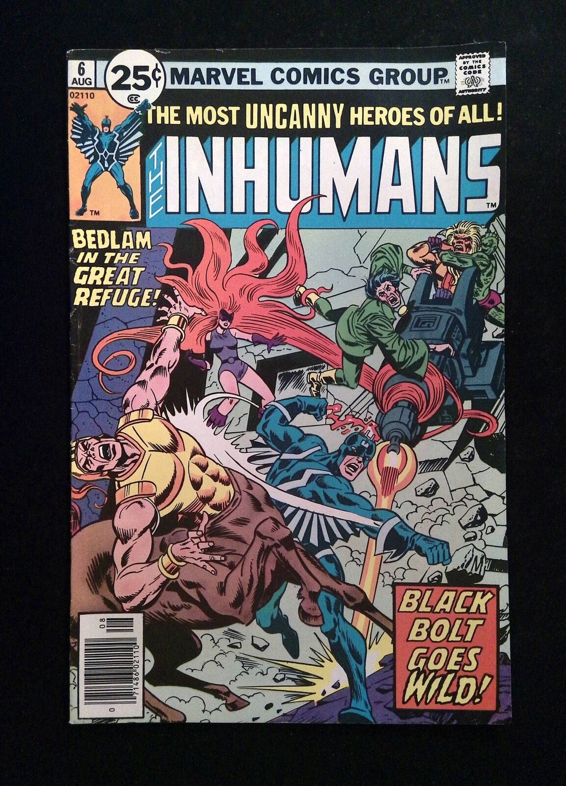 Inhumans #6 MARVEL Comics 1976 VF- NEWSSTAND