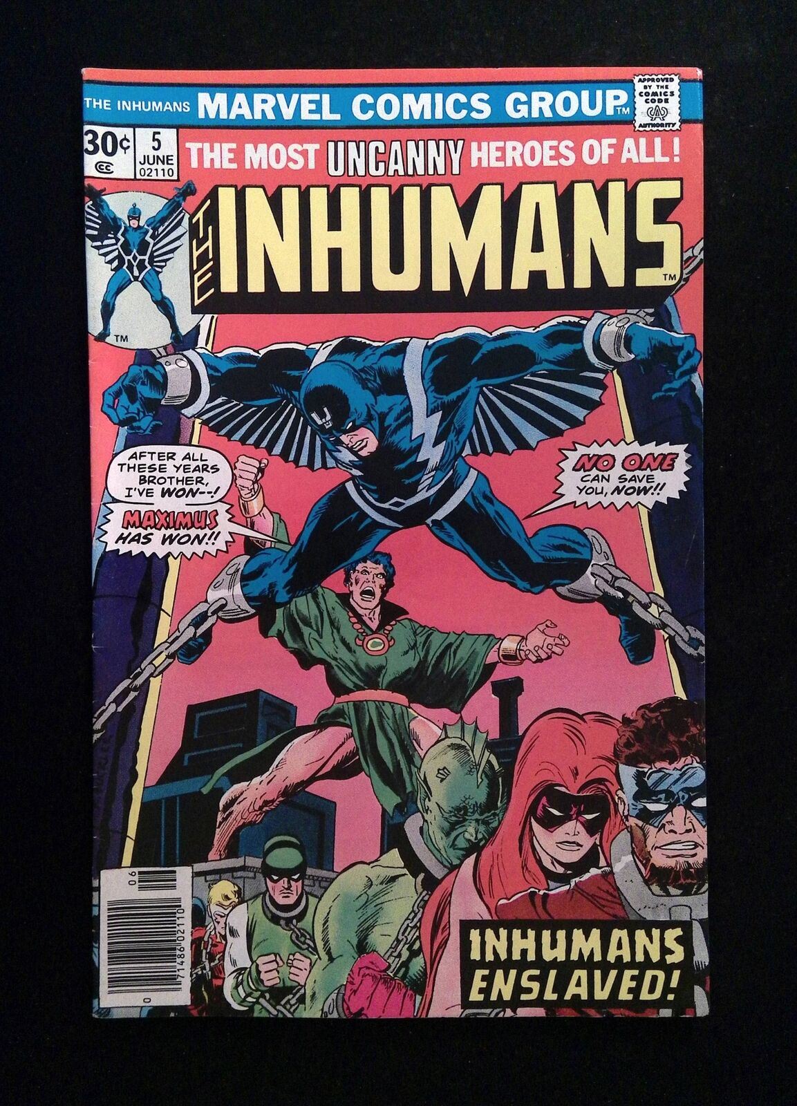 Inhumans #5 MARVEL Comics 1976 VF- NEWSSTAND