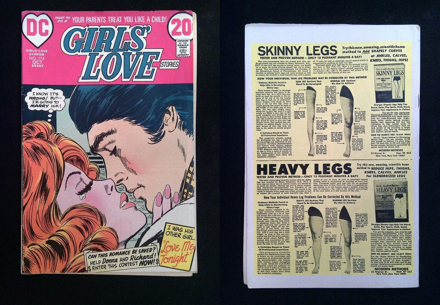 Girls Love Stories #174 DC Comics 1972 VG/FN