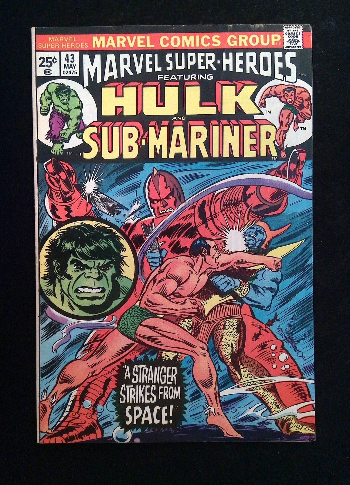 Marvel Super Heroes #43 MARVEL Comics 1974 FN