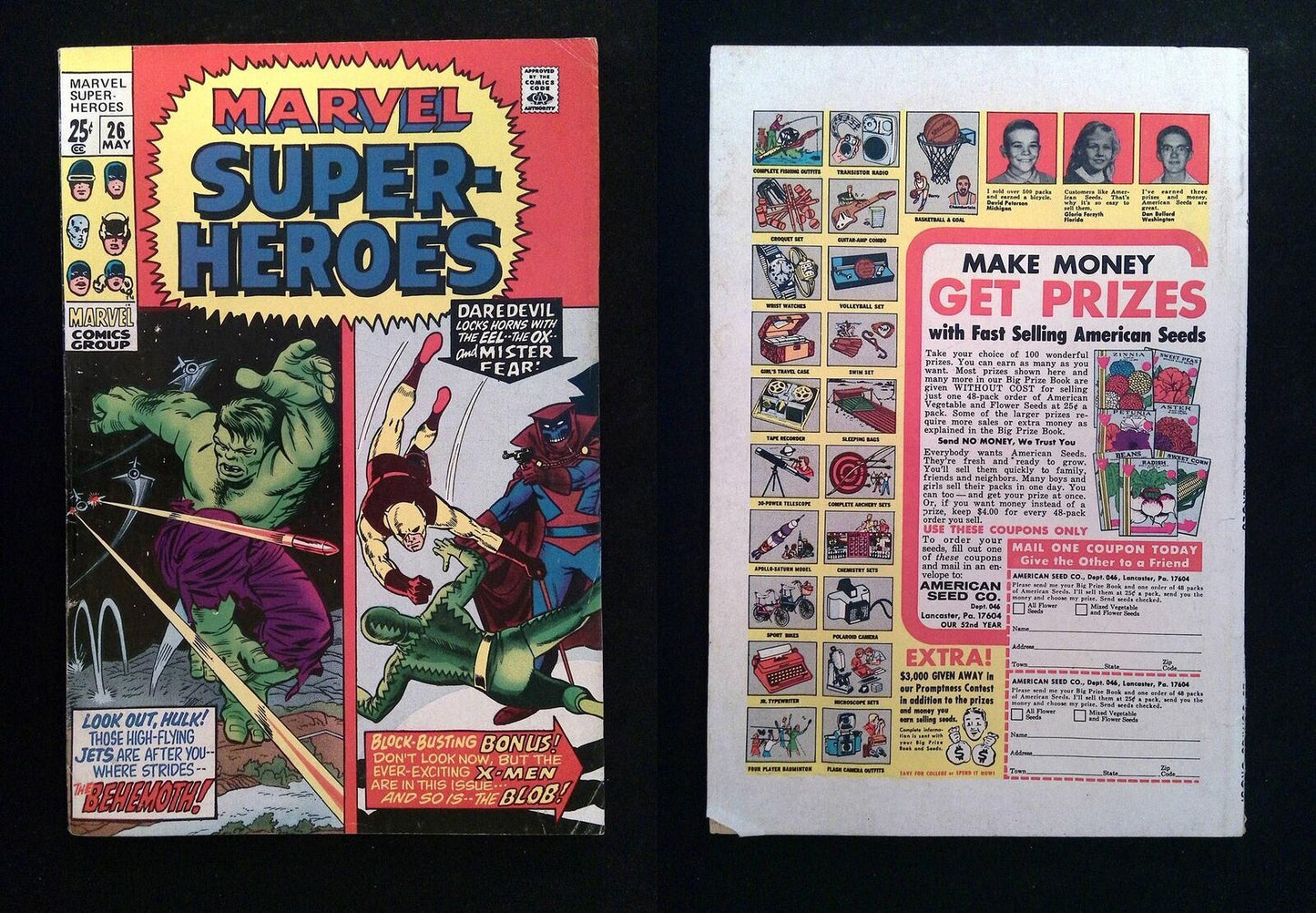 Marvel Super Heroes #26 MARVEL Comics 1970 FN