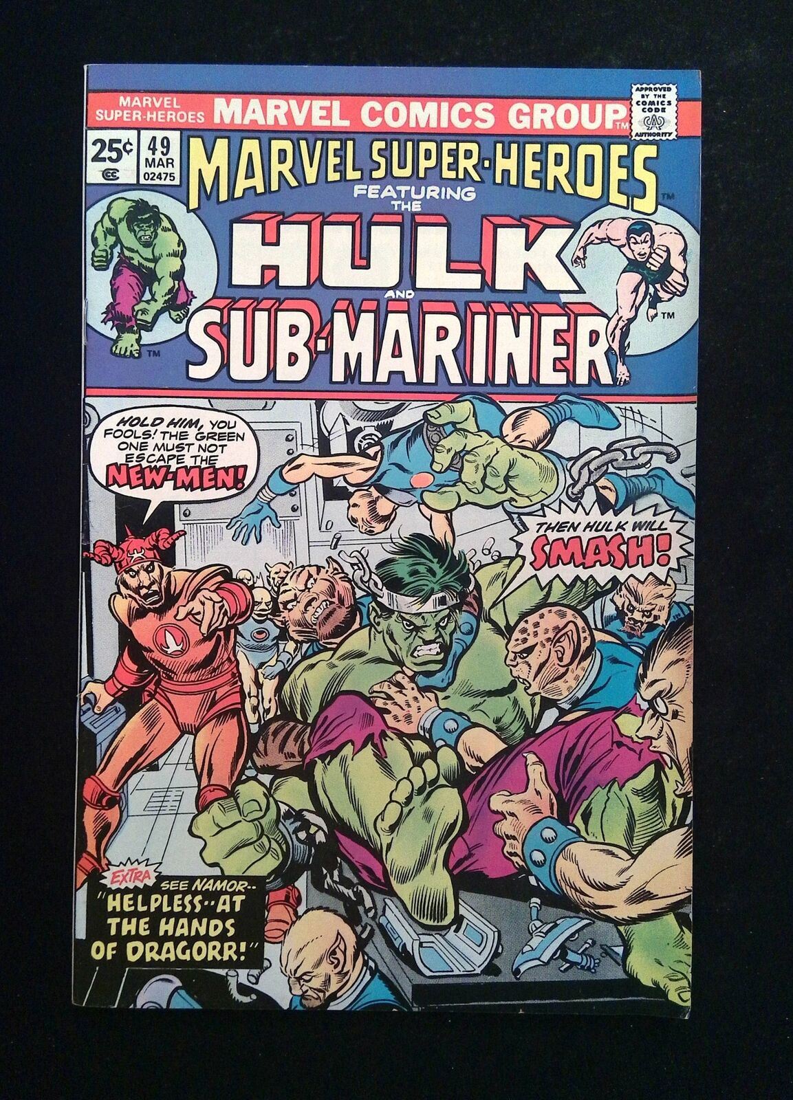 Marvel Super Heroes #49 MARVEL Comics 1975 VF-