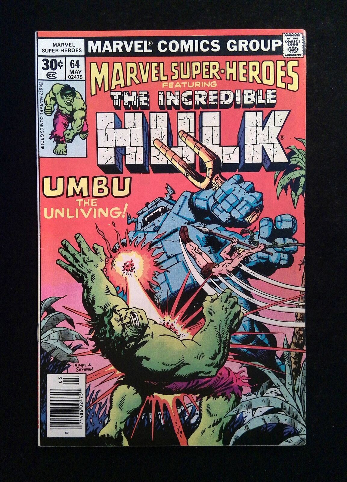 Marvel Super Heroes #64 MARVEL Comics 1977 VF+ NEWSSTAND
