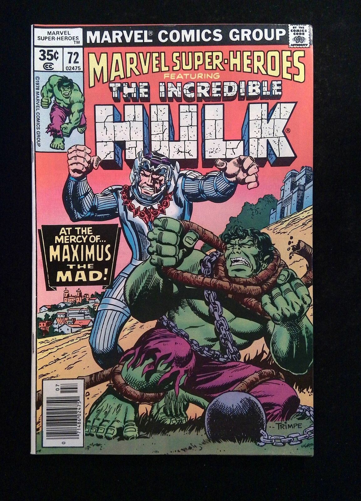 Marvel Super Heroes #72 MARVEL Comics 1978 VF+ NEWSSTAND