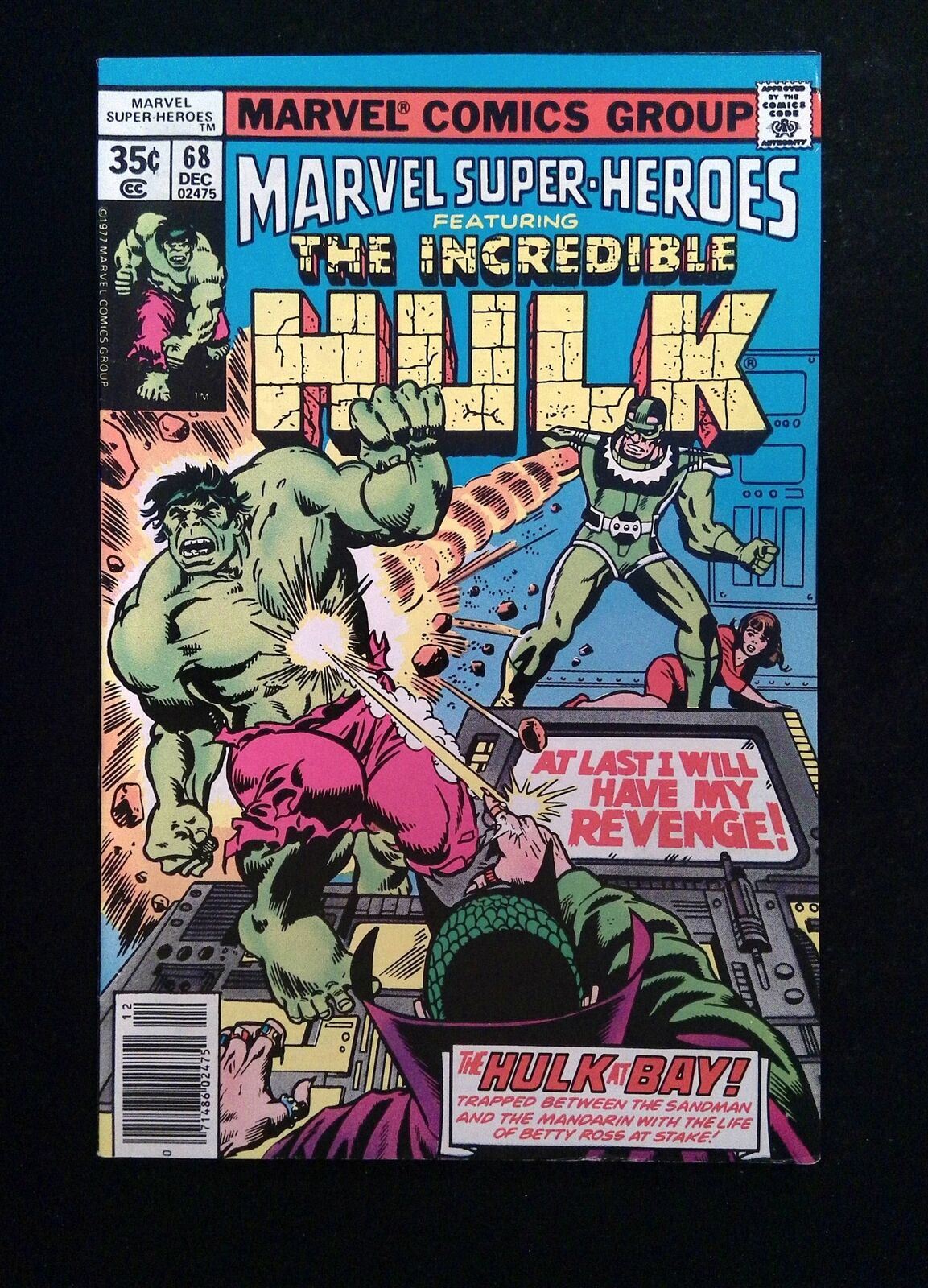 Marvel Super Heroes #68 MARVEL Comics 1977 VF+ NEWSSTAND