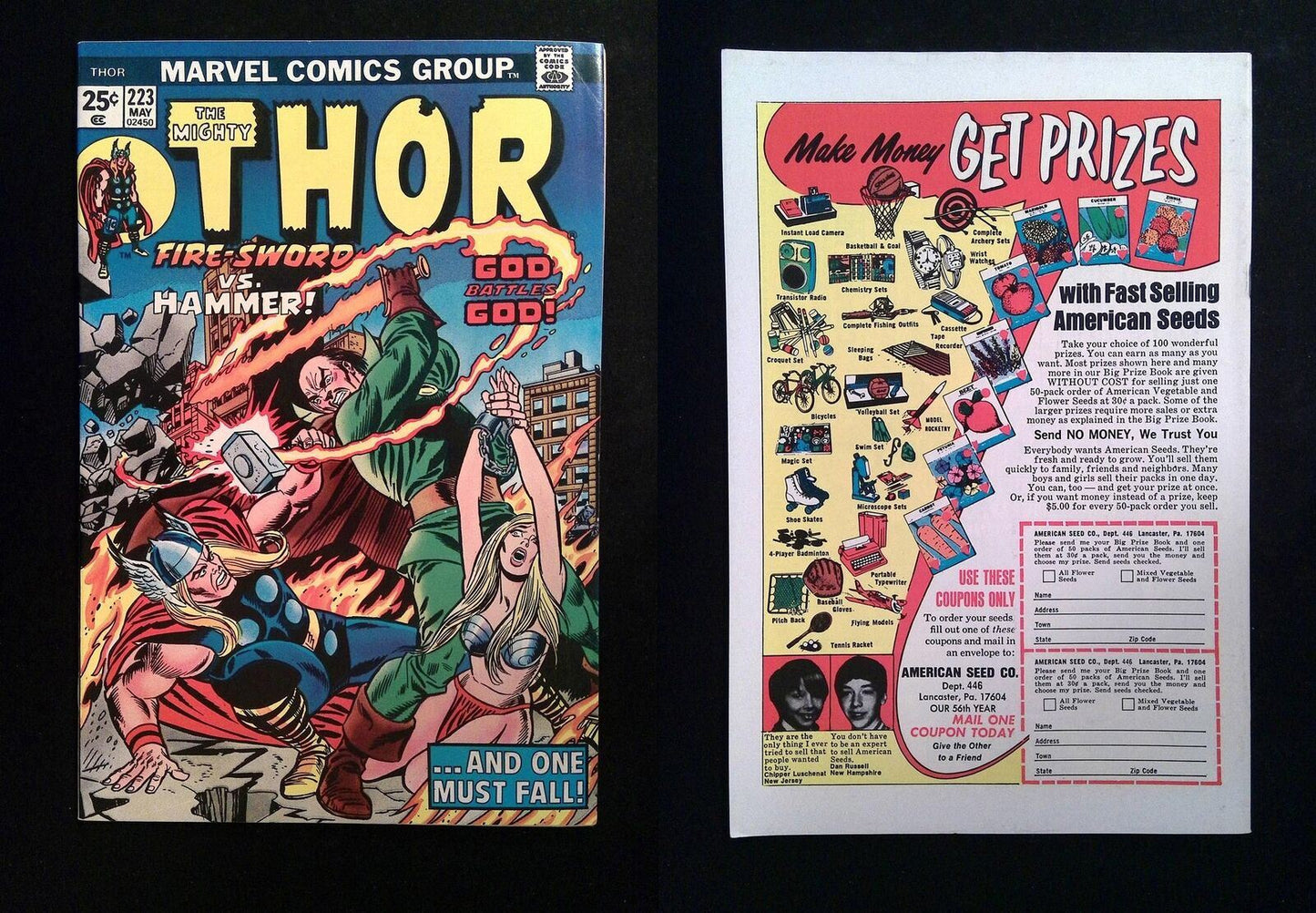 Thor #223 MARVEL Comics 1974 FN/VF