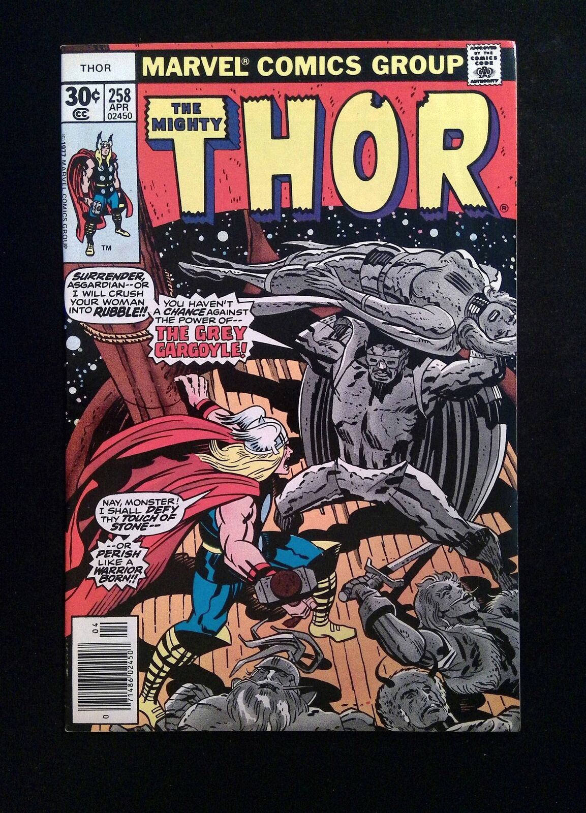 Thor #258 MARVEL Comics 1977 VF NEWSSTAND