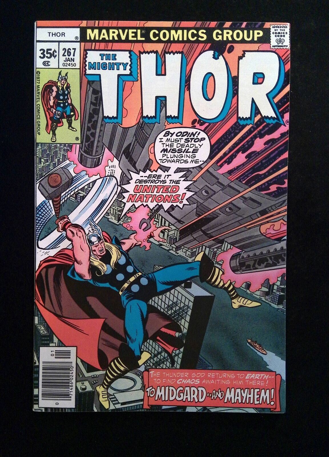Thor #267 MARVEL Comics 1978 VF+ NEWSSTAND