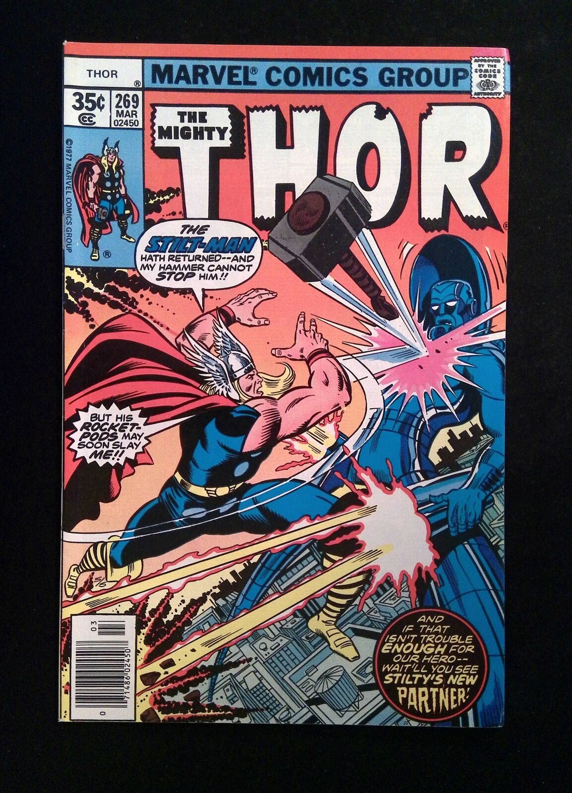 Thor #269 MARVEL Comics 1978 VF+ NEWSSTAND