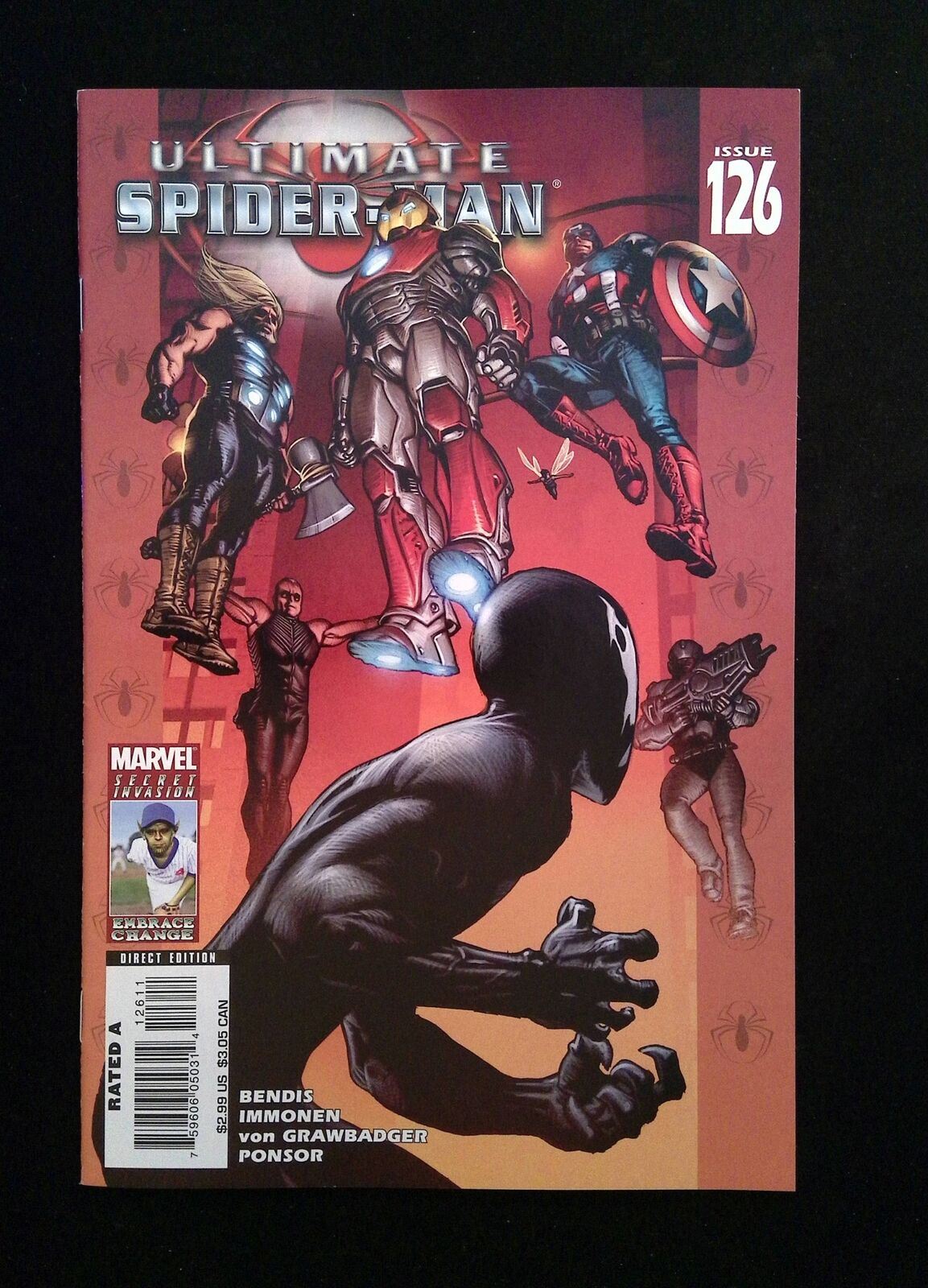 Ultimate Spider-Man #126 MARVEL Comics 2008 VF/NM