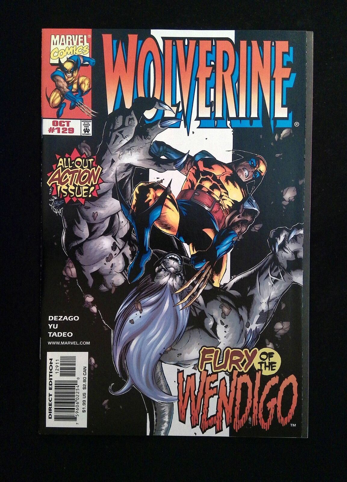 Wolverine #129 Marvel Comics 1998 NM