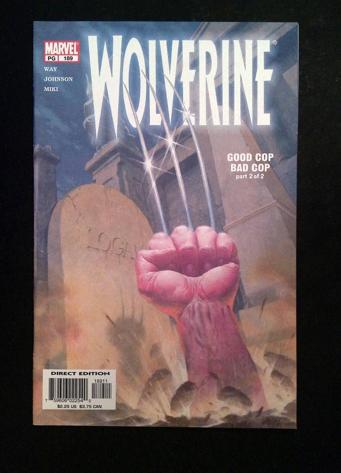 Wolverine #189 MARVEL Comics 2003 VF+