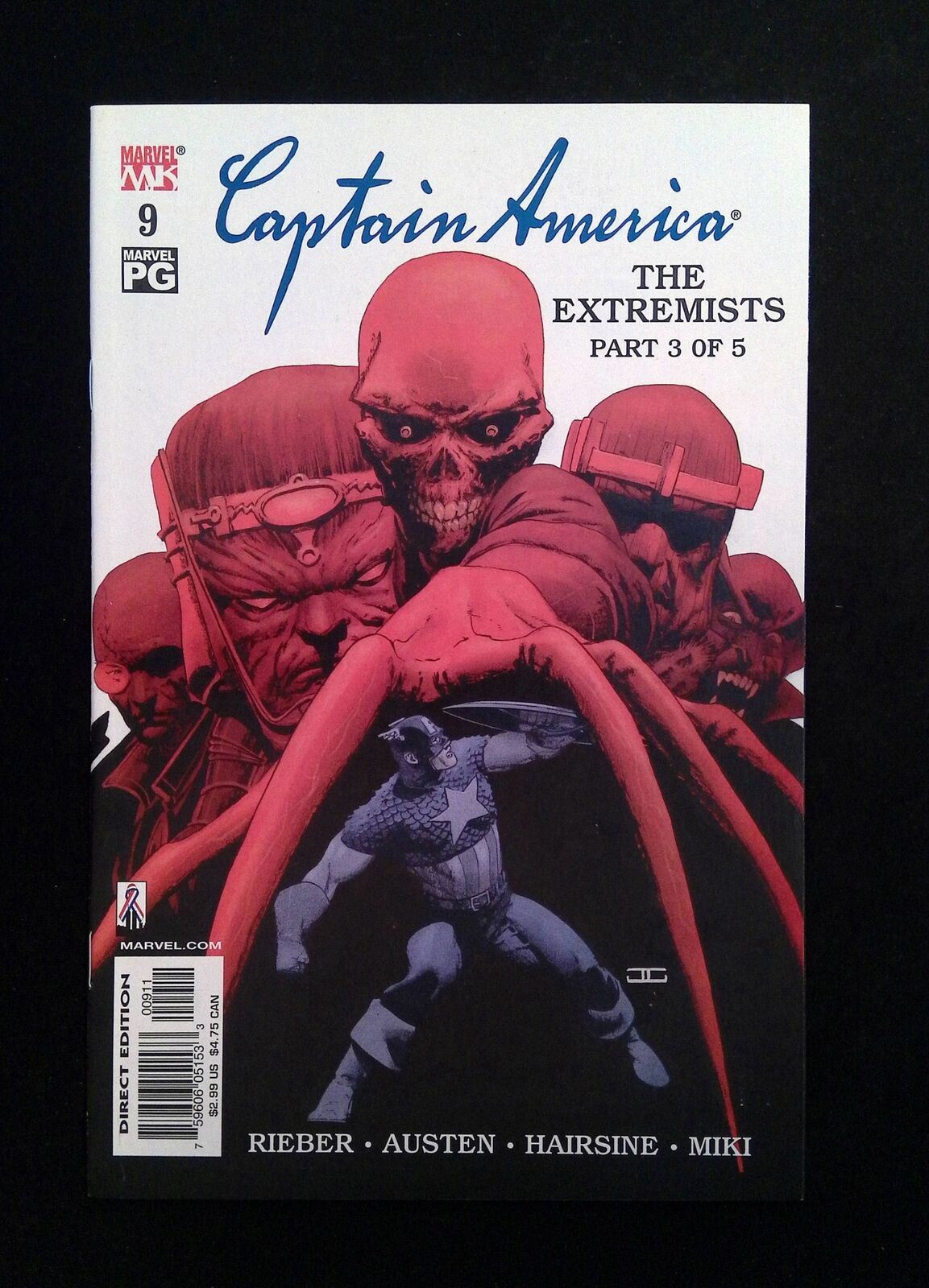 Captain America #9 (4TH SERIES) MARVEL Comics 2003 VF/NM