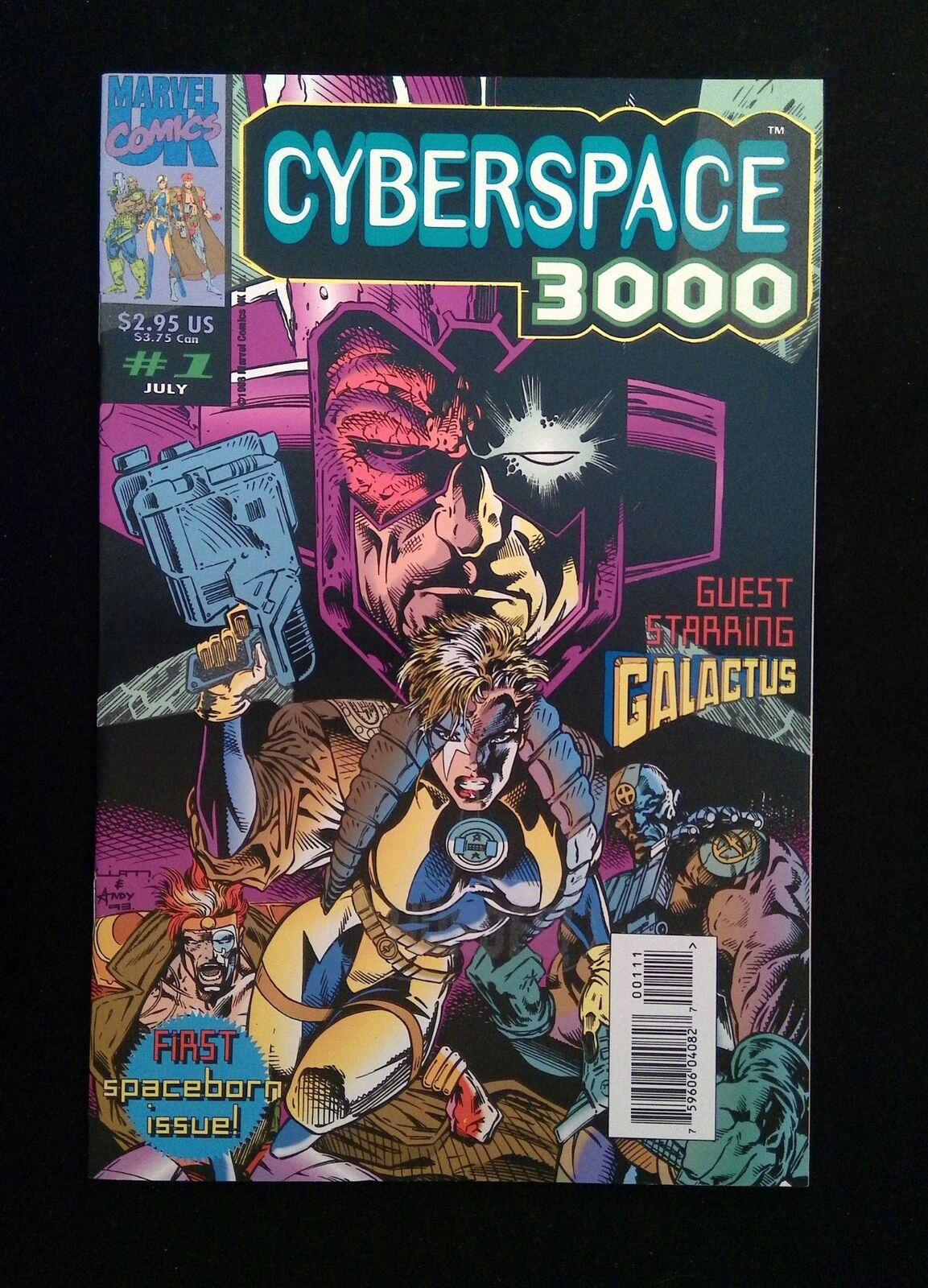 Cyberspace 3000 #1 MARVEL Comics 1993 NM-