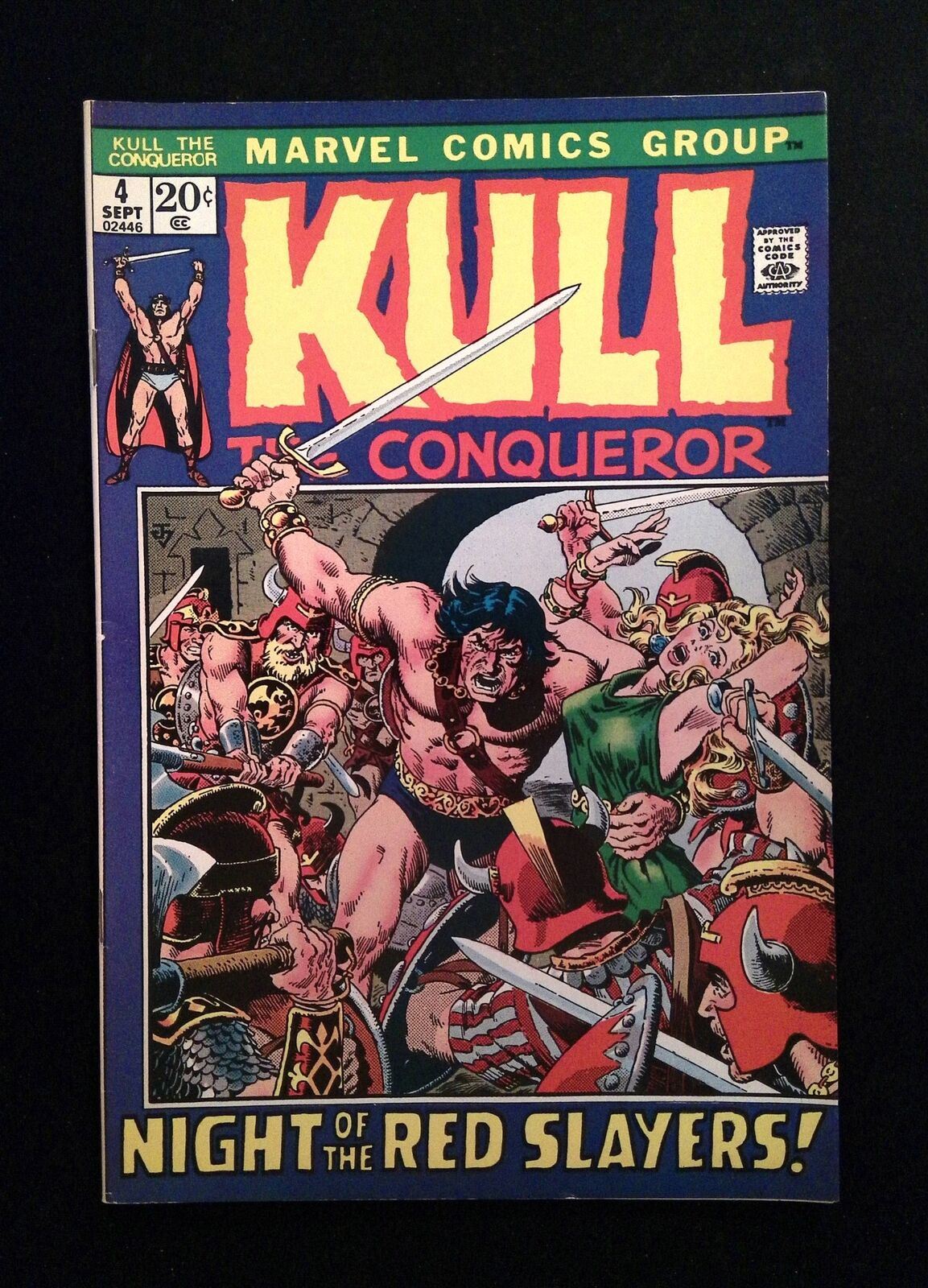 Kull The Conqueror #4 MARVEL Comics 1972 FN+