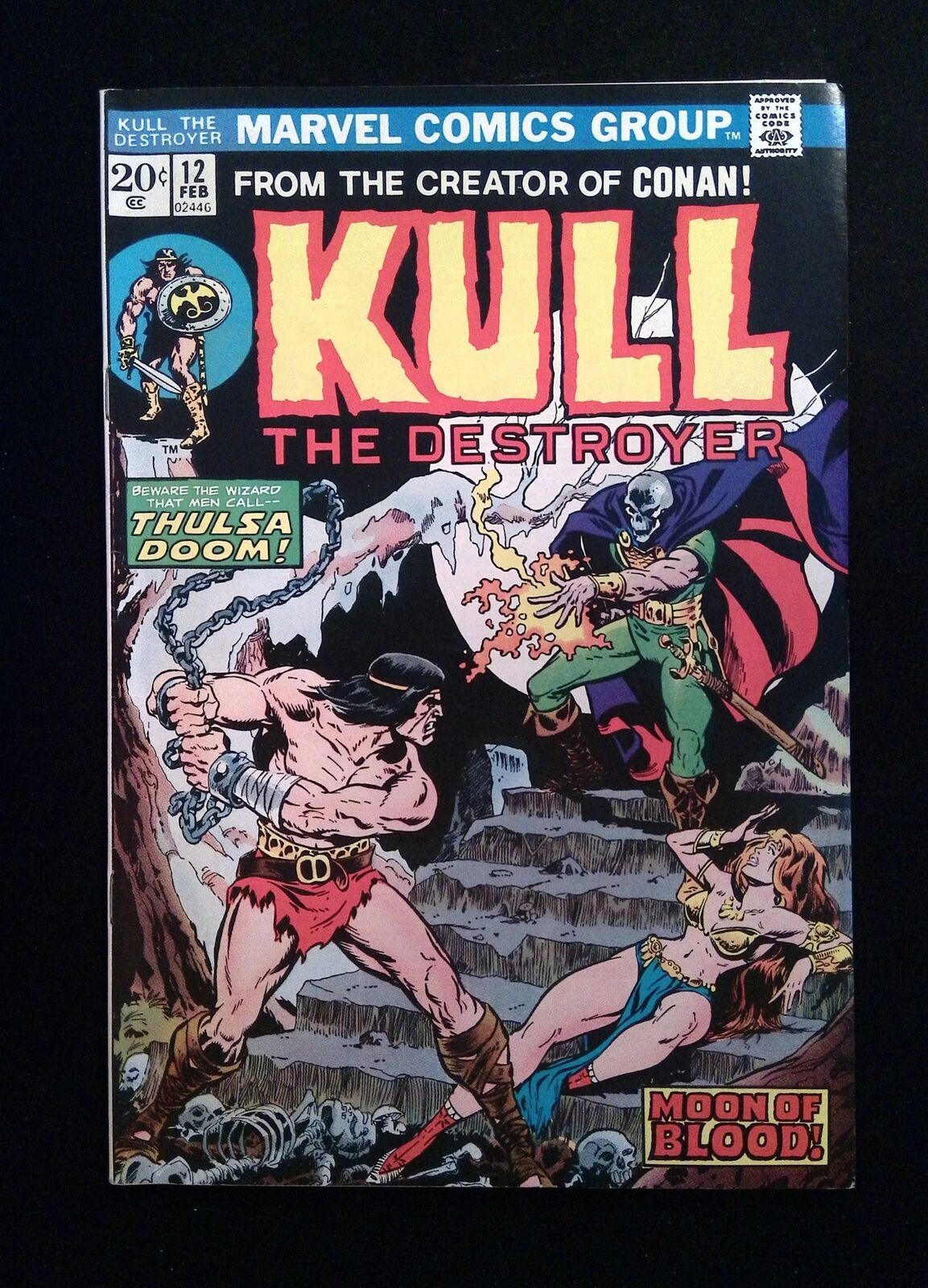 Kull The Conqueror #12 MARVEL Comics 1974 FN/VF