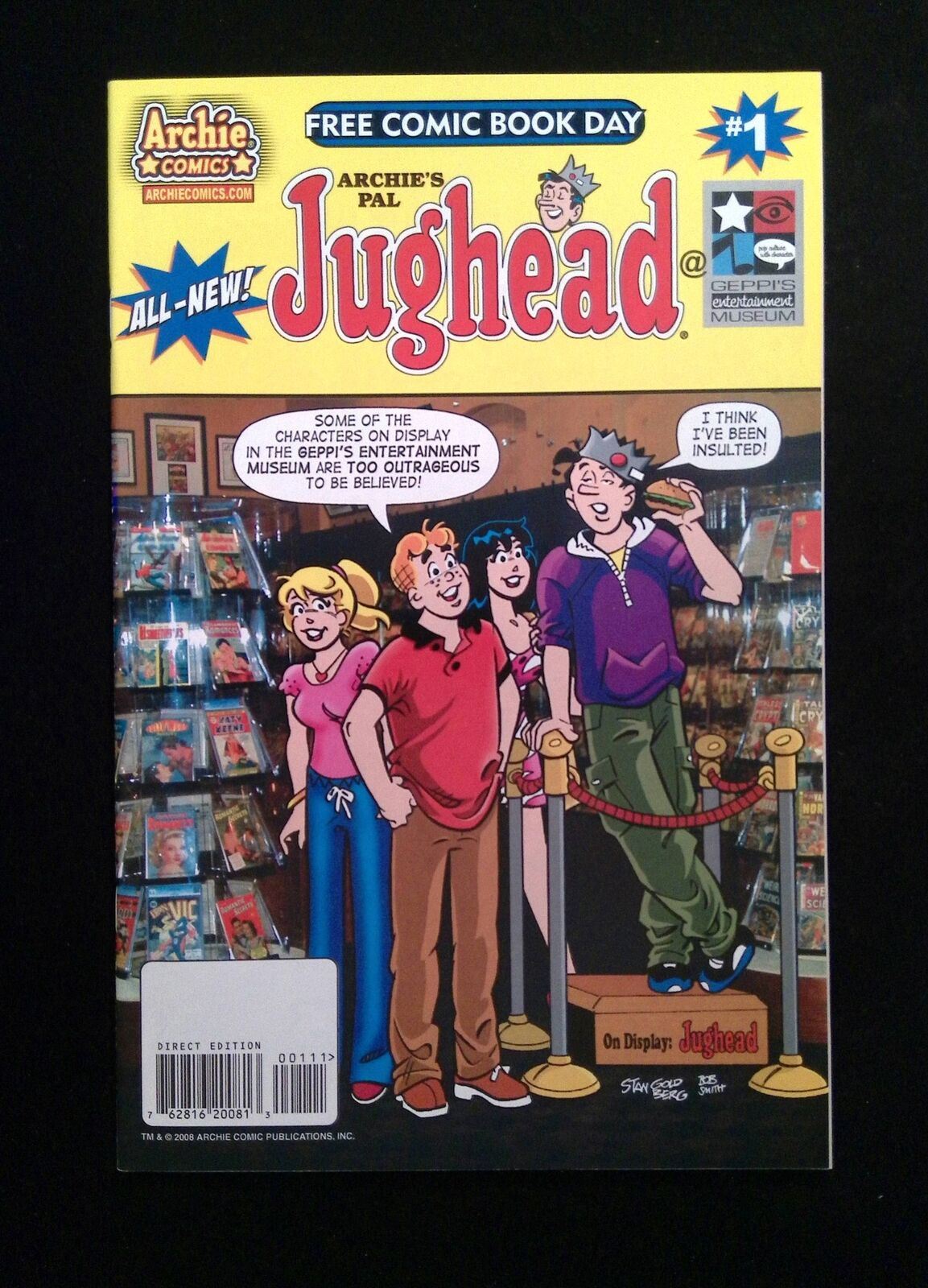 Jughead #1 Archie Comics 2008 NM- FCBD