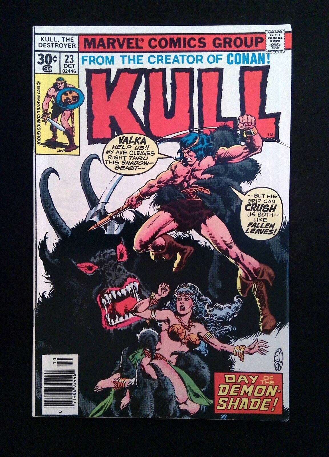 Kull The Conqueror #23 MARVEL Comics 1977 VF NEWSSTAND