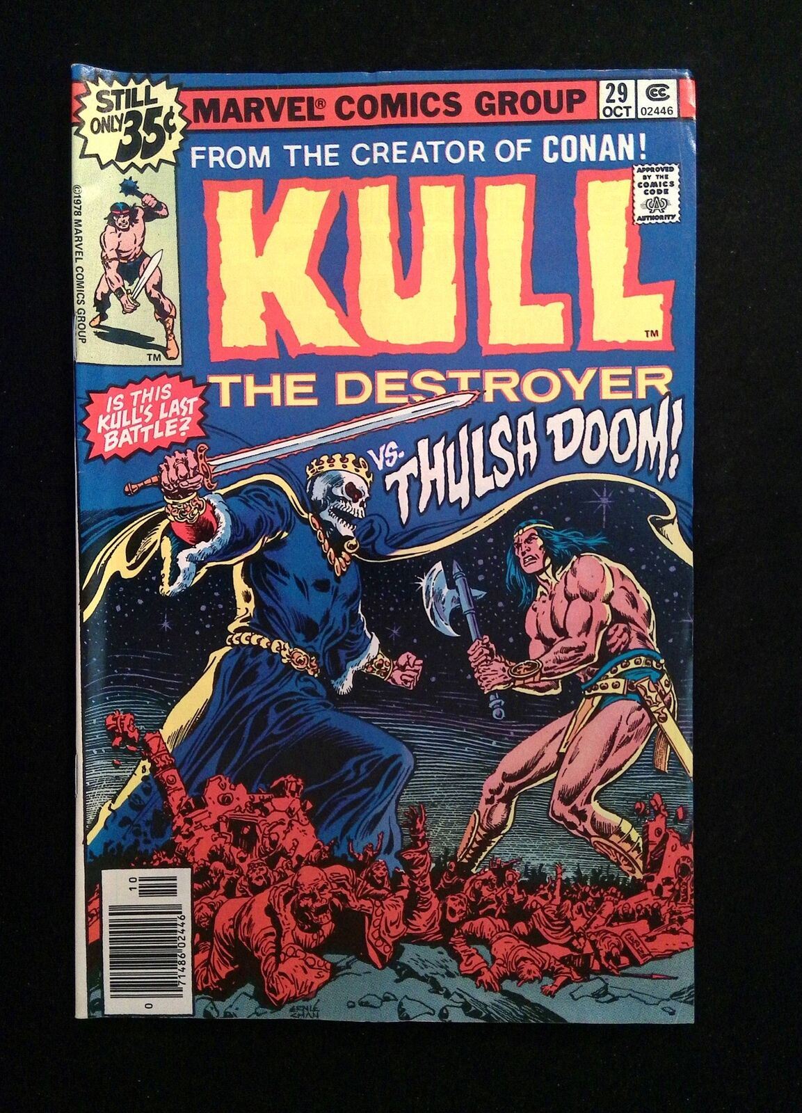Kull The Conqueror #29 MARVEL Comics 1978 VF NEWSSTAND
