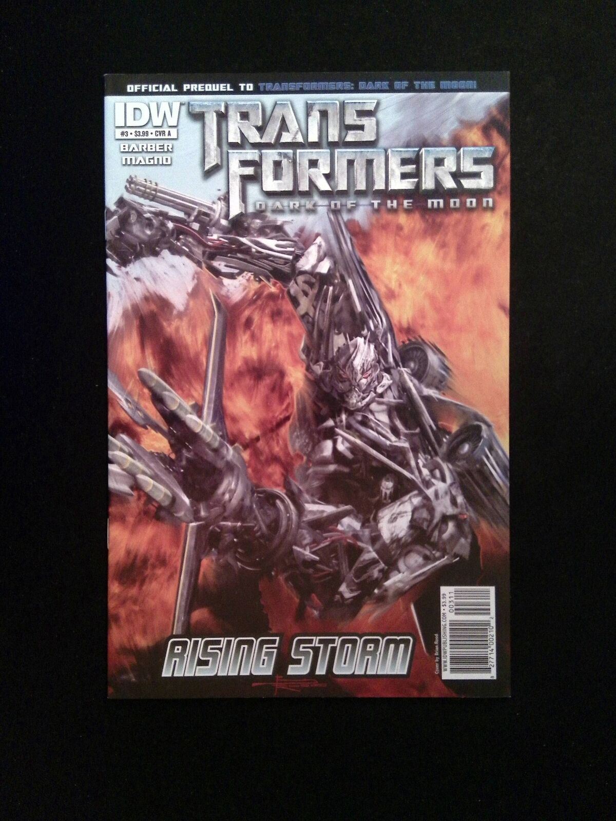 Transformers Dark of the Moon Rising Storm #3 IDW Comics 2011 VF/NM