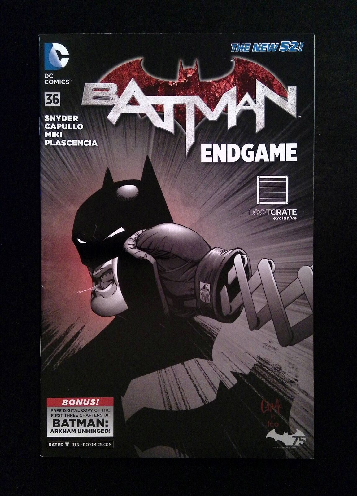 Batman #36LOOTC DC Comics 2015 VF+ Loot Crate Variant