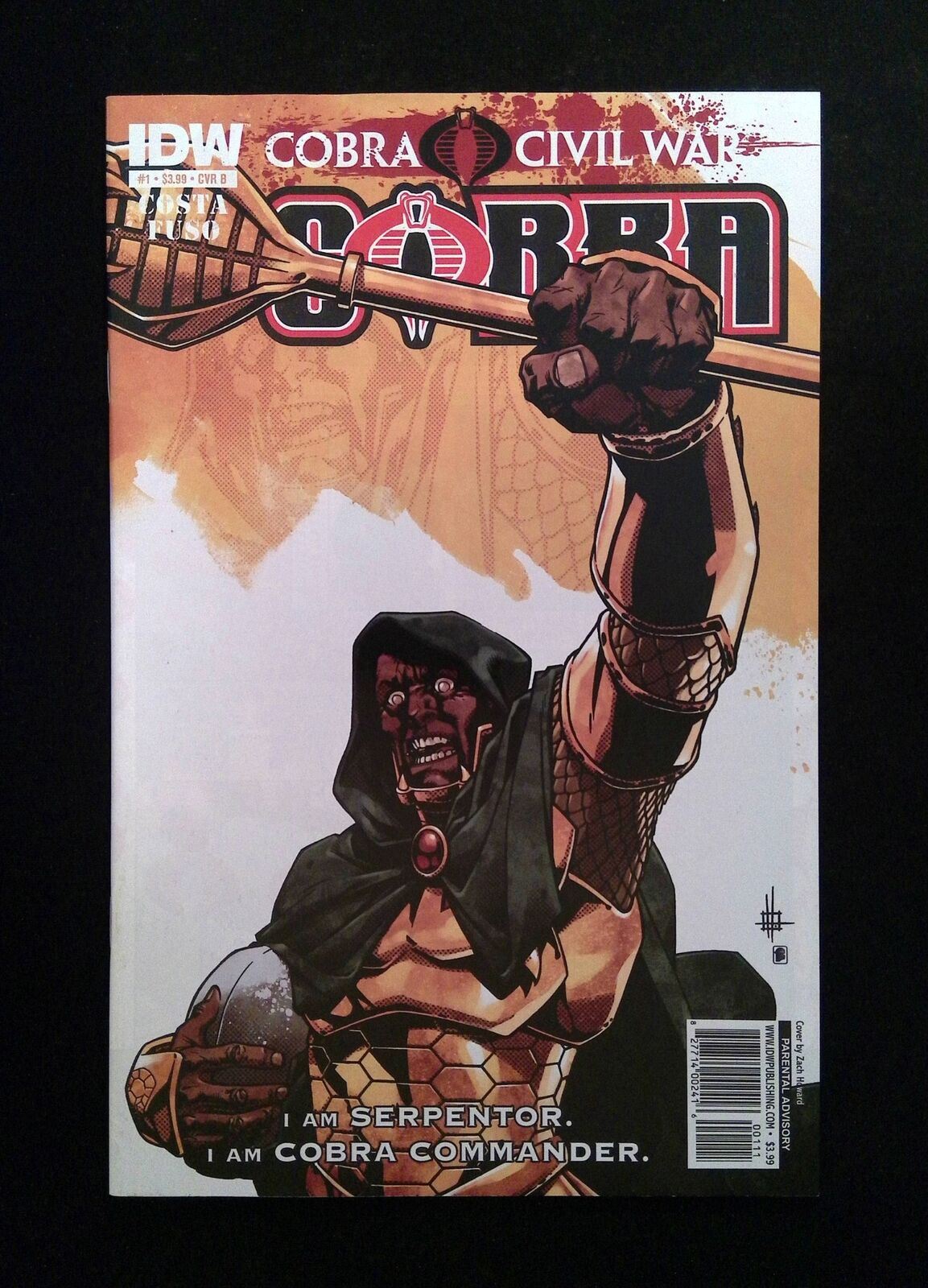 Cobra #1B IDW Comics 2011 VF+ Howard Variant
