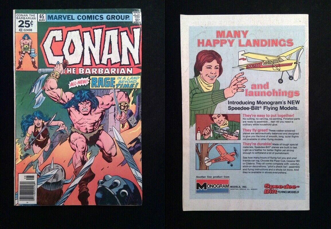 Conan the Barbarian #65 MARVEL Comics 1976 FN- NEWSSTAND
