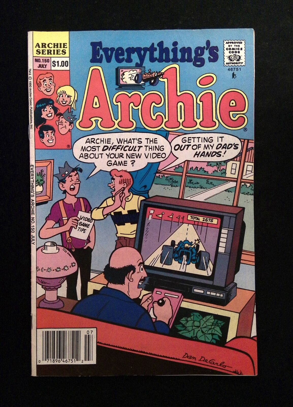 Everything's Archie #150 Archie Comics 1990 FN Newsstand