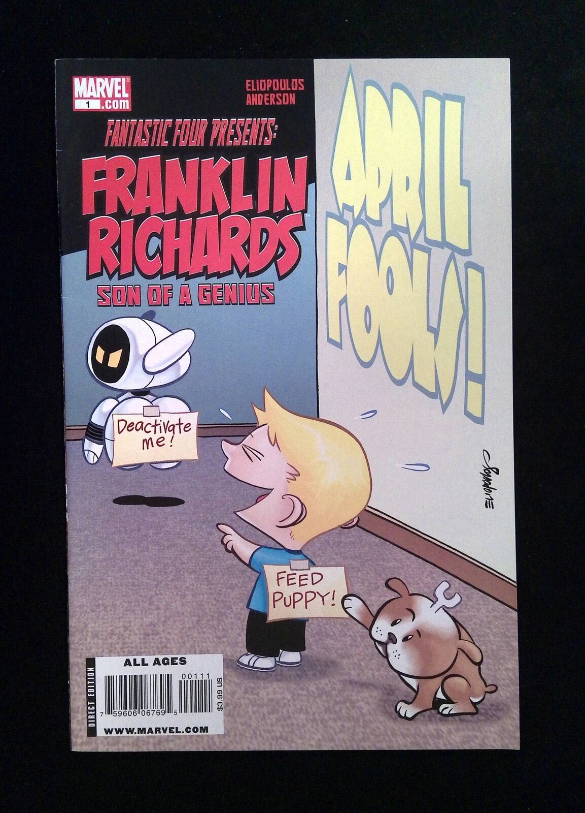 Franklin Richards April Fools #1 MARVEL Comics 2009 VF+